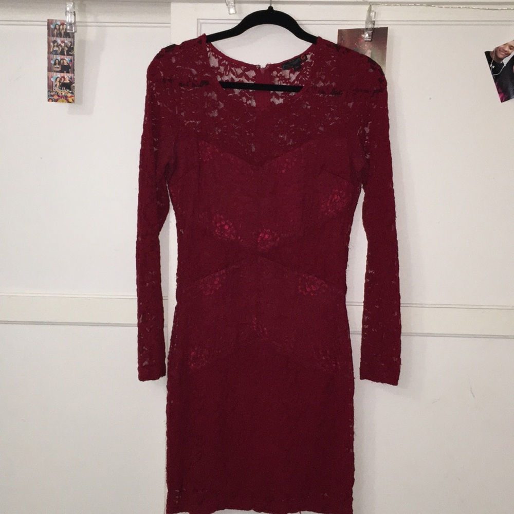 Red dress